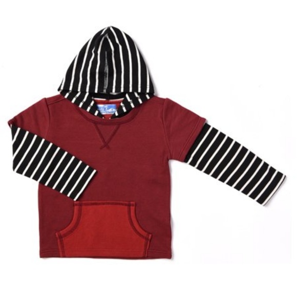 Kapital K Other - NWT Kapital K Crimson Mock Layered Hoodie